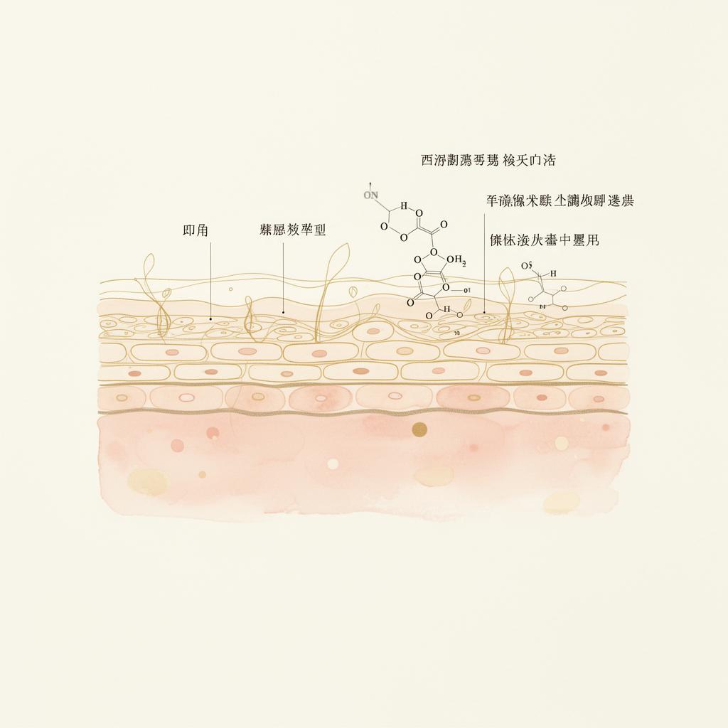 Dermatological skin science chart